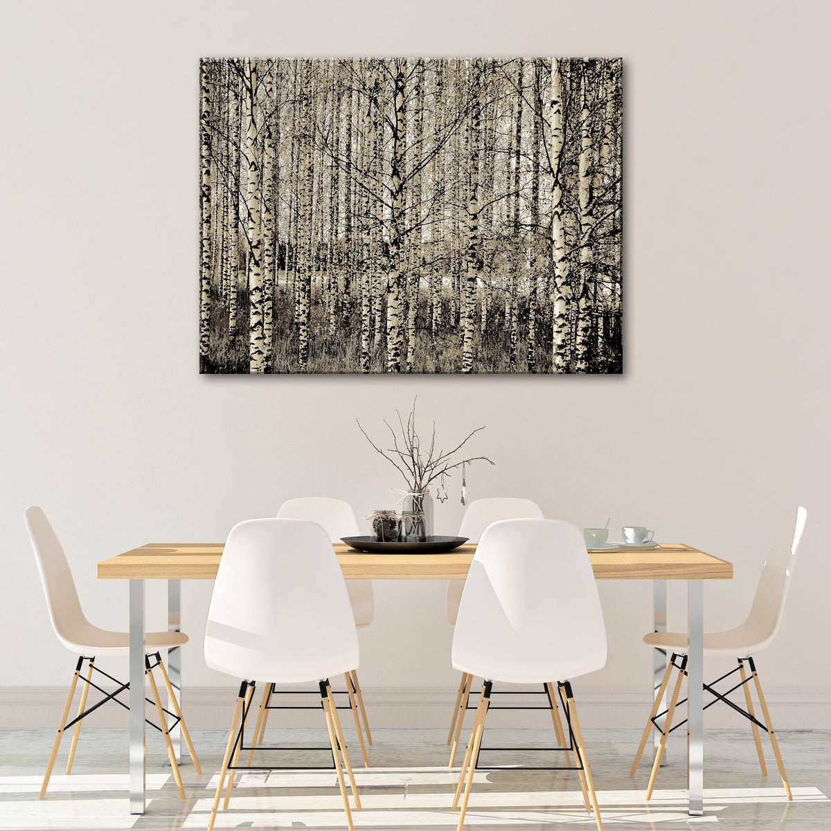 GRAPHIC BIRCH FOREST