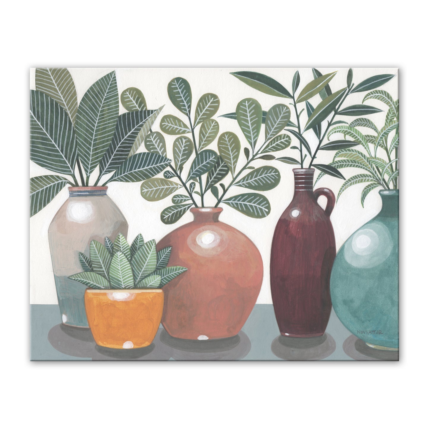 PLANTS AND VASES