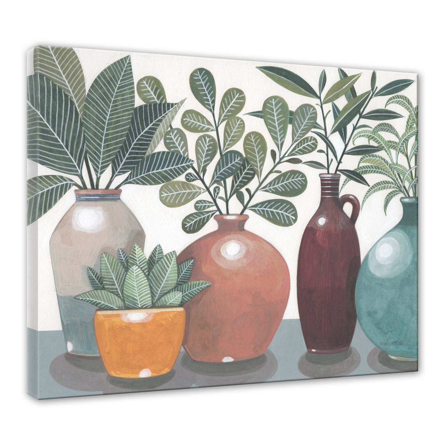 PLANTS AND VASES