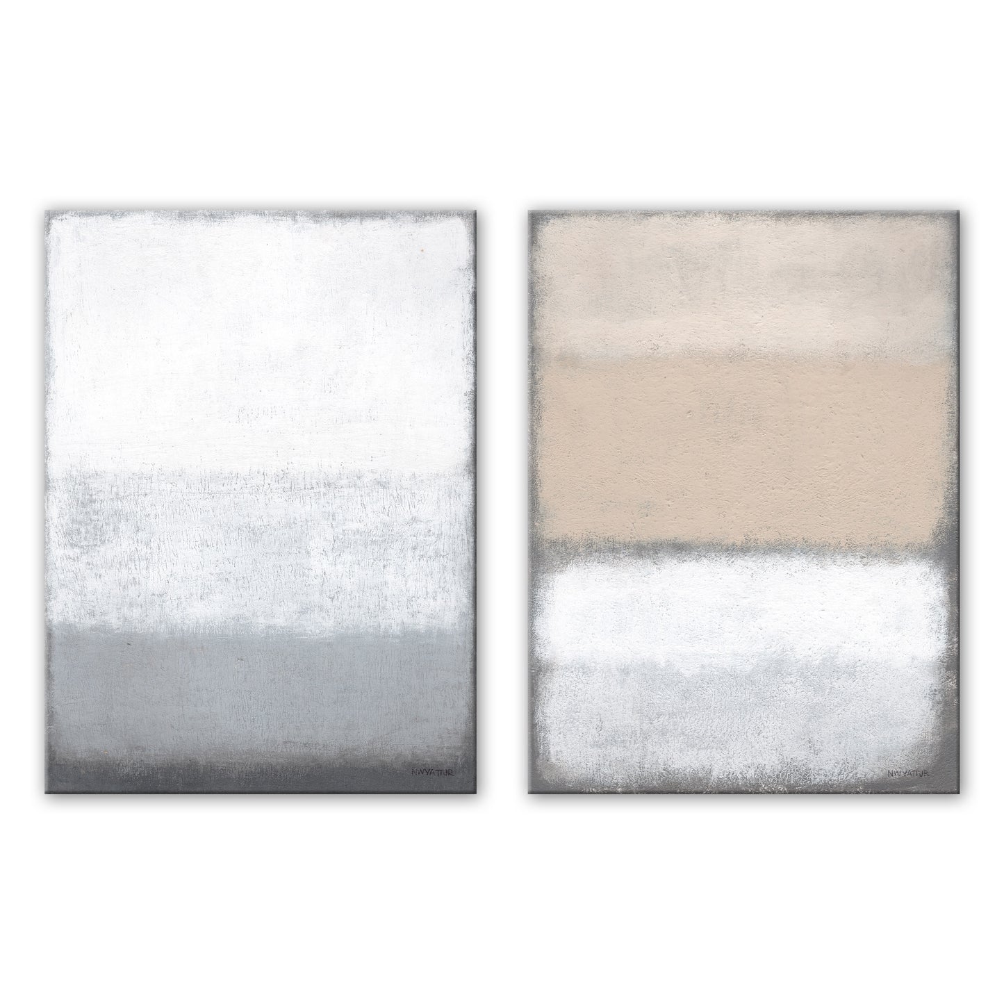 TAN GREY COMPOSITION PAIR