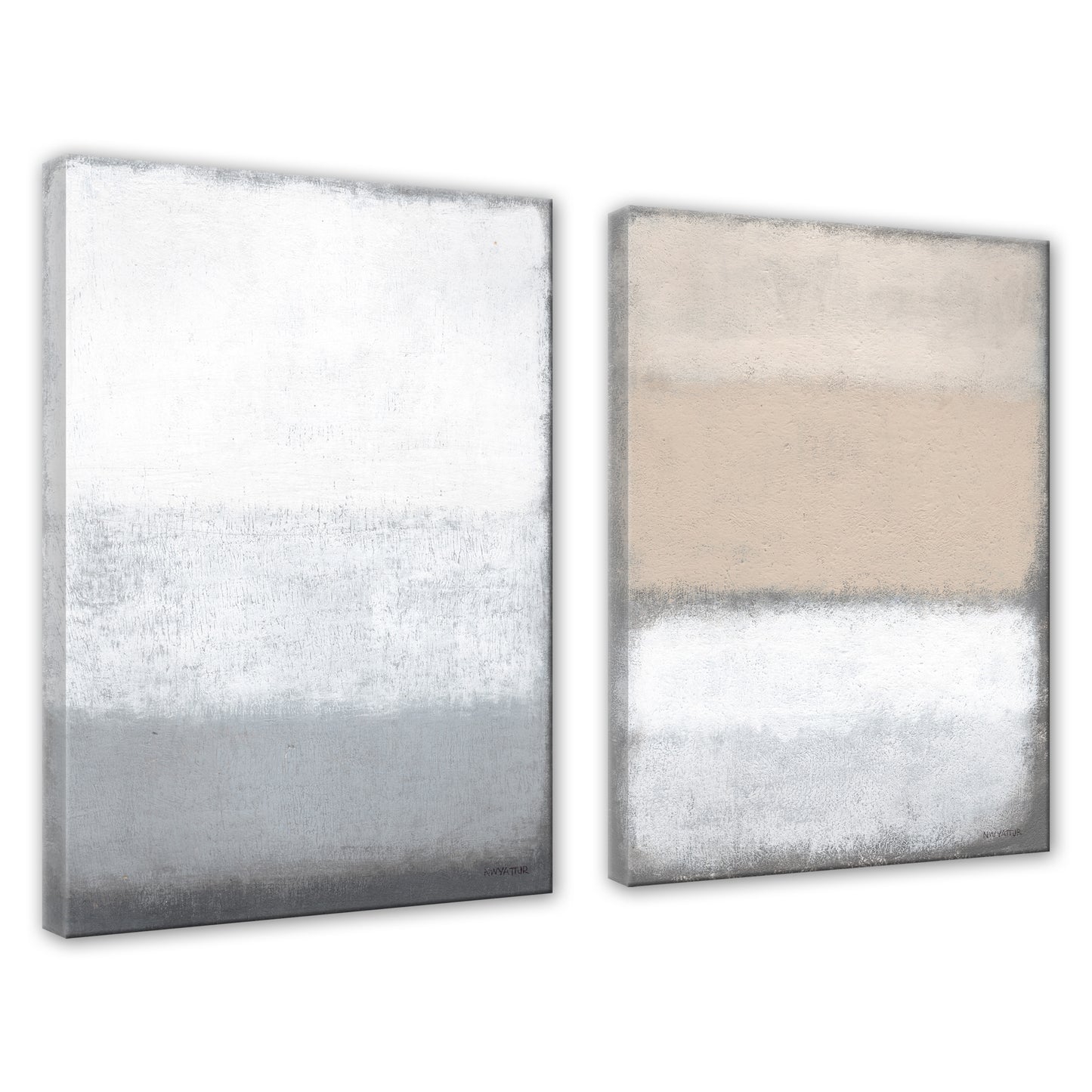 TAN GREY COMPOSITION PAIR