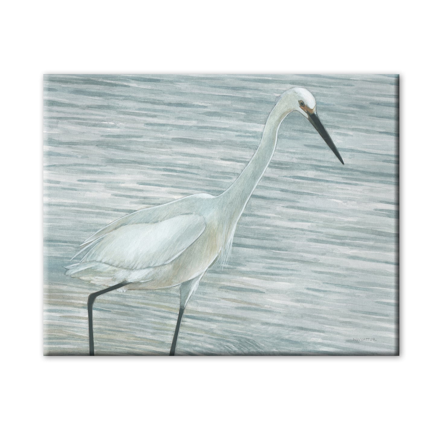 WADING EGRET